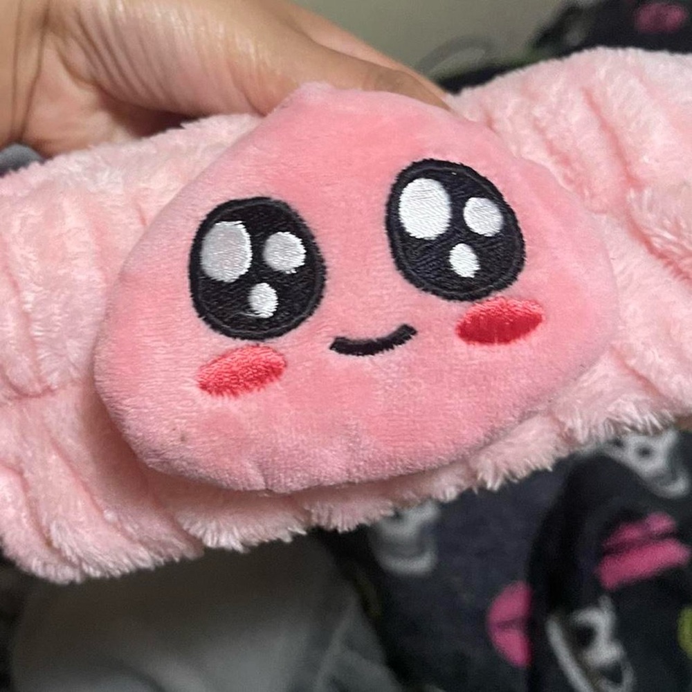 Kakao Talk APeach Pink Plush Headband